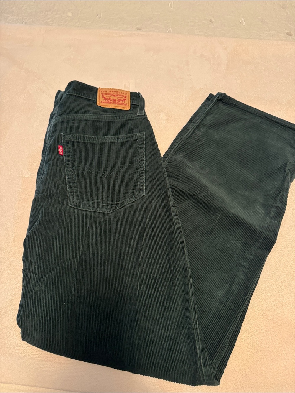 Levi's green Corduroy Straight Jeans
